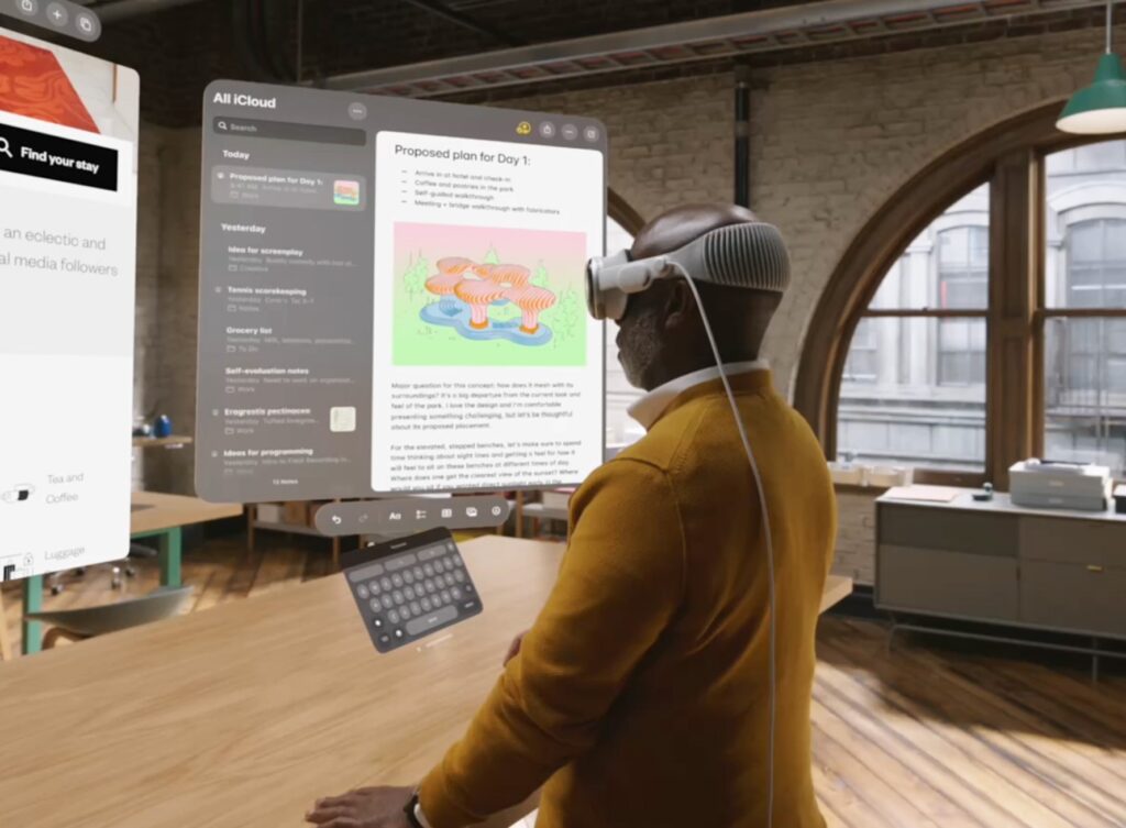 Apple Vision Pro Spatial Computing